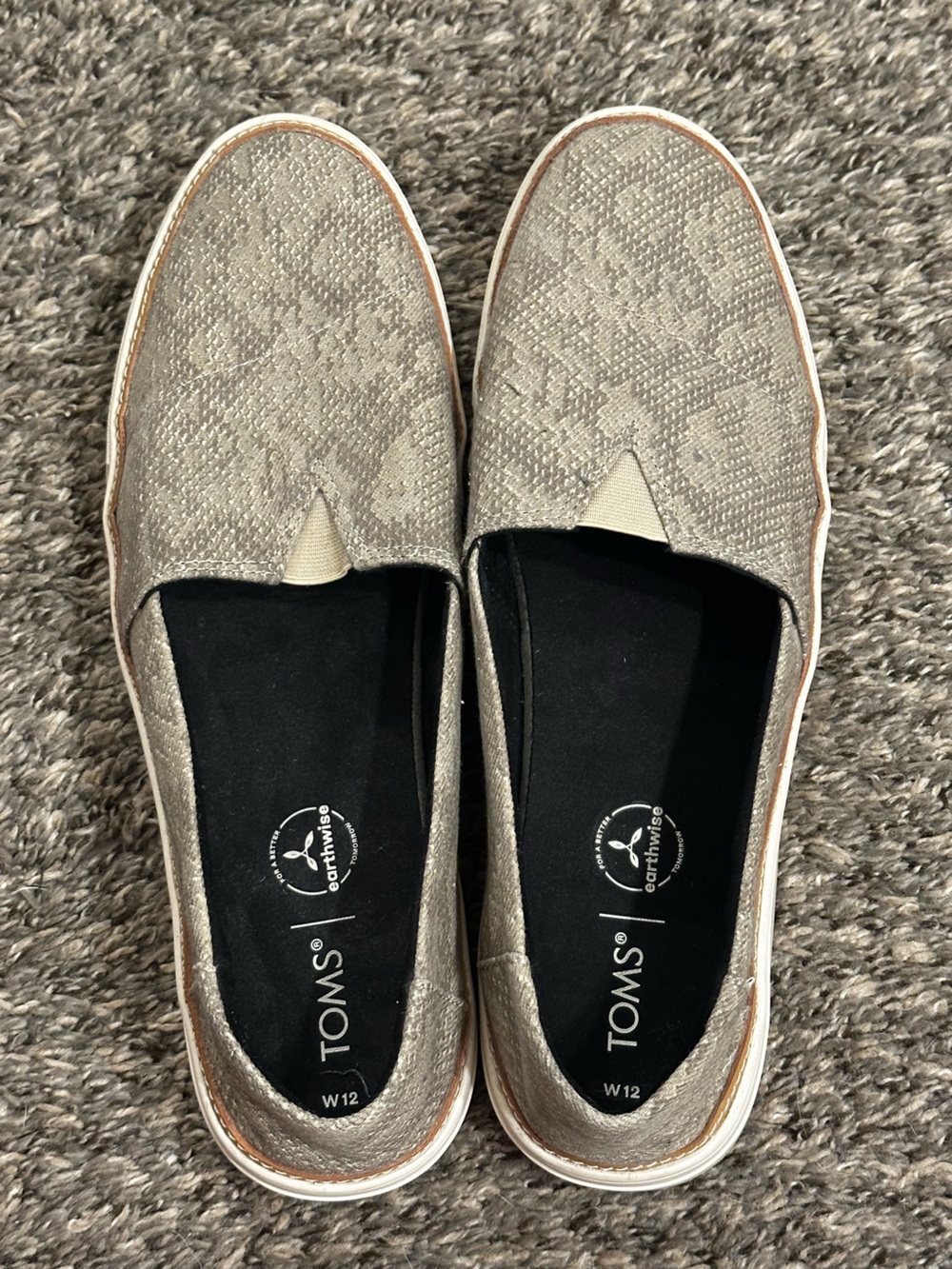 Toms Slip-On Parker Sneakers in Snakeskin